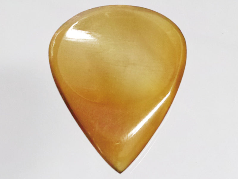 Animals Pedal Wild Picks (CHR-JP-DD-BL) Cow Horn Jazz Pick Double Dent Blond 3.5mm
