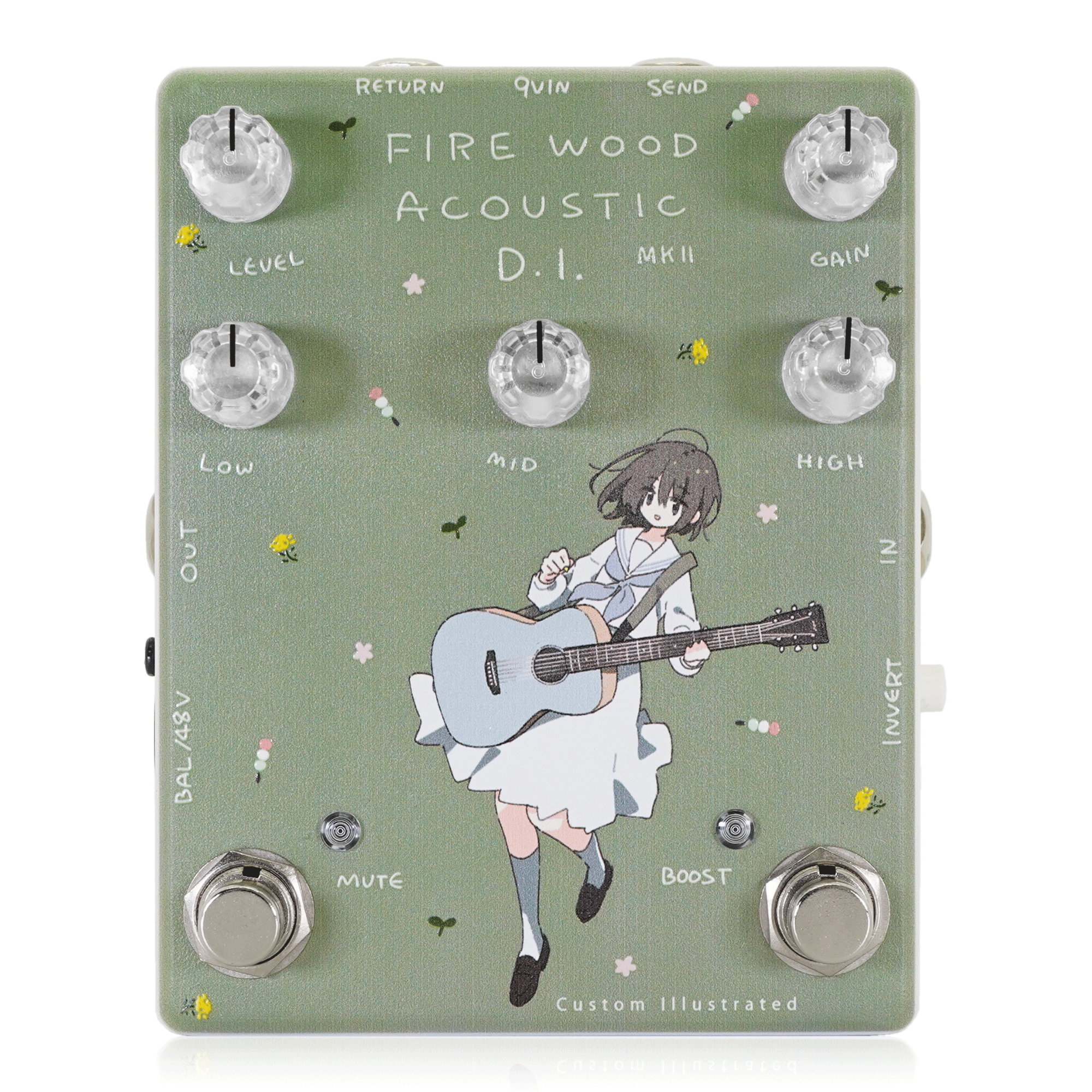 ANIMALS PEDAL 日差し ブースター エフェクター Custom Illustrated / FA DI / まつだひかり #02 – Animals Pedal
