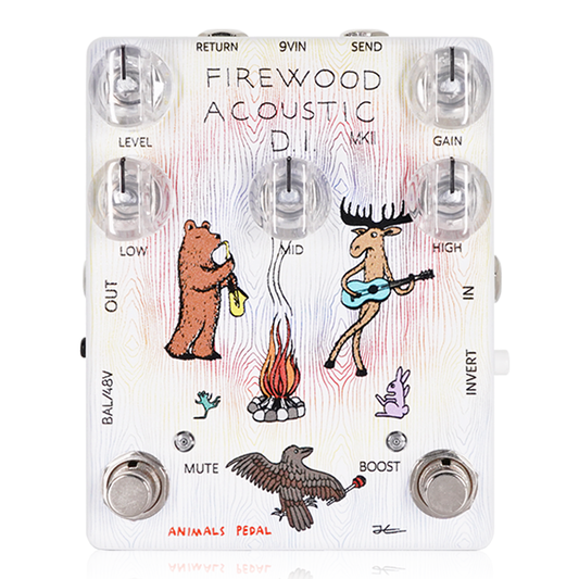 【11/18(火)16:00までエフェクターポーチ付属】Animals Pedal Firewood Acoustic D.I. MKII