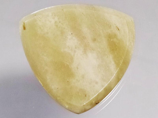 Animals Pedal Wild Picks (BB-TC-N-WH) Buffalo Bone Tri Pick Chamfer White 3mm