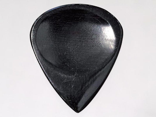 Animals Pedal Wild Picks (CHR-JP-DD-BK) Cow Horn Jazz Pick Double Dent Black