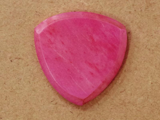 Animals Pedal Wild Picks (CB-TC-N-PK-S) Cow Bone Tri Pick Chamfer Pink Small 3mm