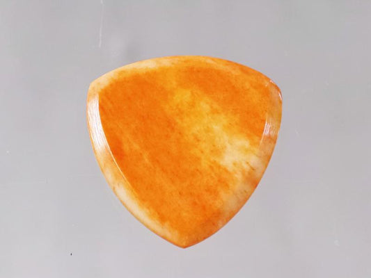 Animals Pedal Wild Picks (CB-TC-N-OR-S-3.0) Cow Bone Tri Pick Chamfer Orange Small 3mm