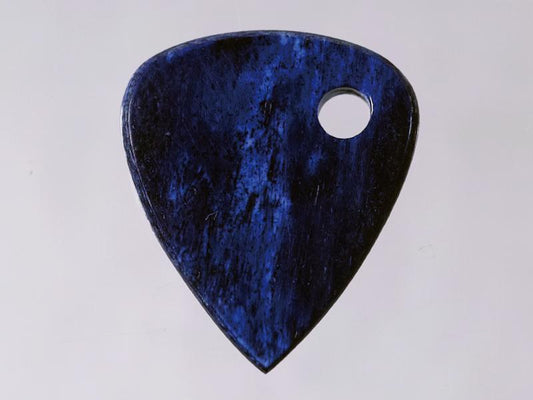 Animals Pedal Wild Picks (CB-TD-N-NV-SH-3.0) Cow Bone Tear Drop Navy Side Hall 3mm