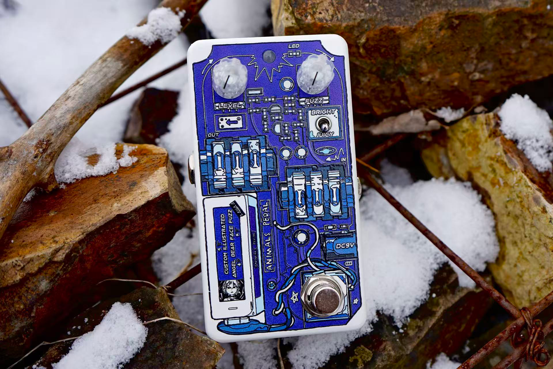 Custom Illustrated ABFF アカサカハル #06 – Animals Pedal Custom Illustrated ABFF アカサカハル #06 – Animals Pedal