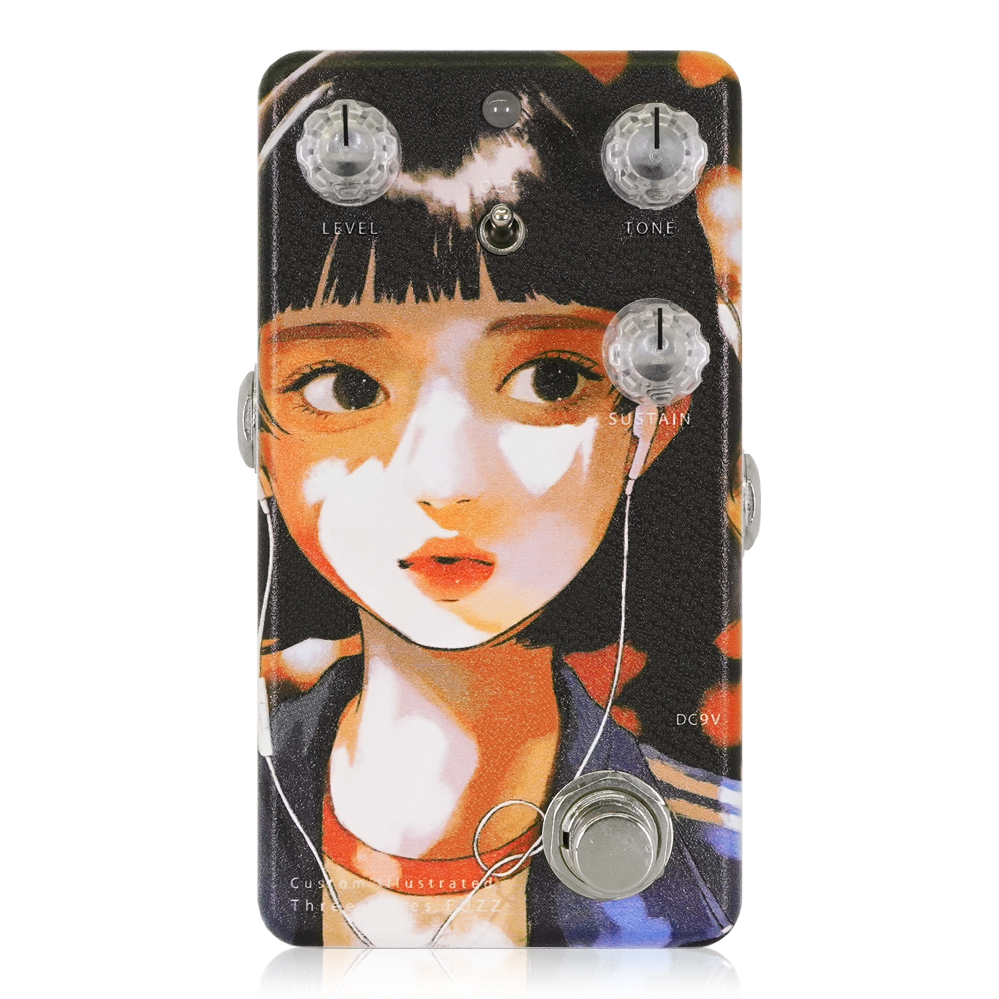 Custom Illustrated IOFTDF might #01 Three Foxes Fuzz – Animals Pedal Custom Illustrated IOFTDF might #01 Three Foxes Fuzz – Animals Pedal