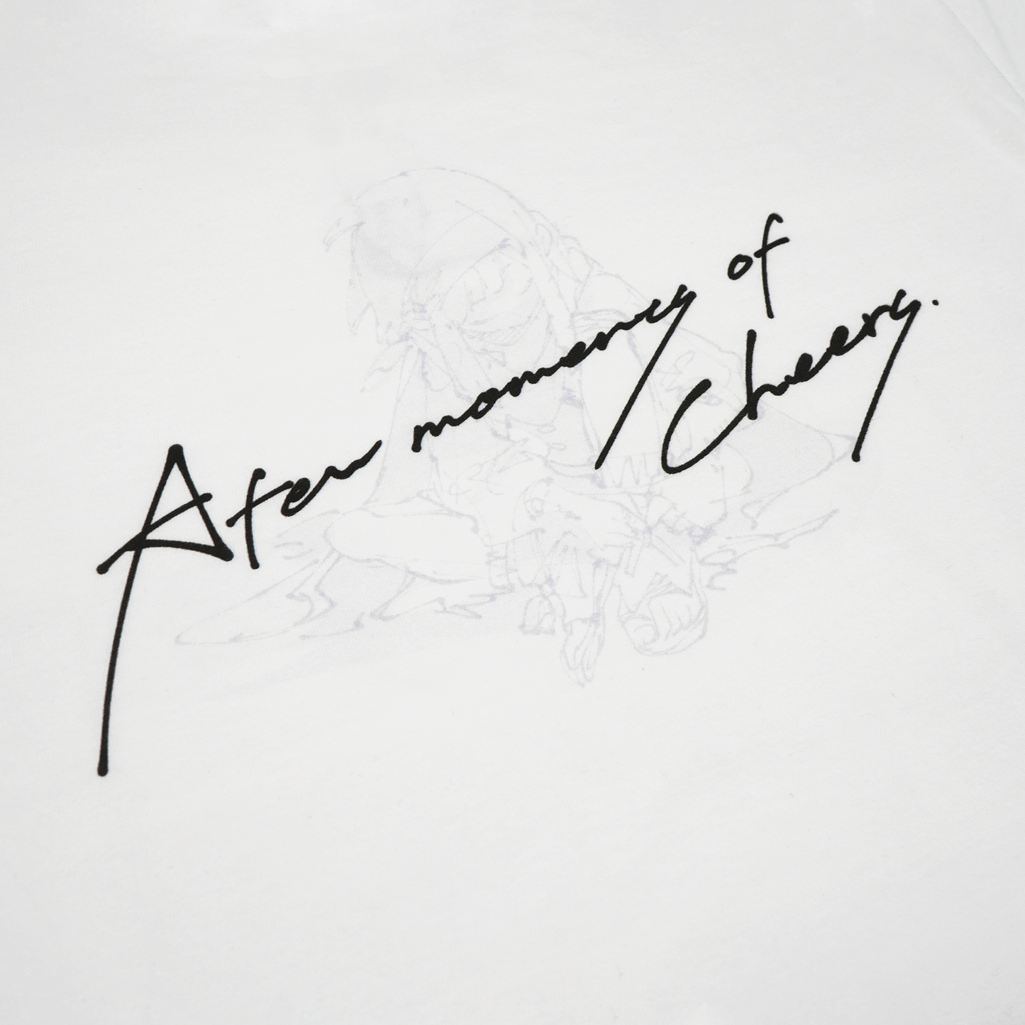 【12月8日 (月) 18:00 受注開始】Custom Illustrated / 数分間のエールを 未明 Tシャツ【2026年 1月下旬入荷予定】